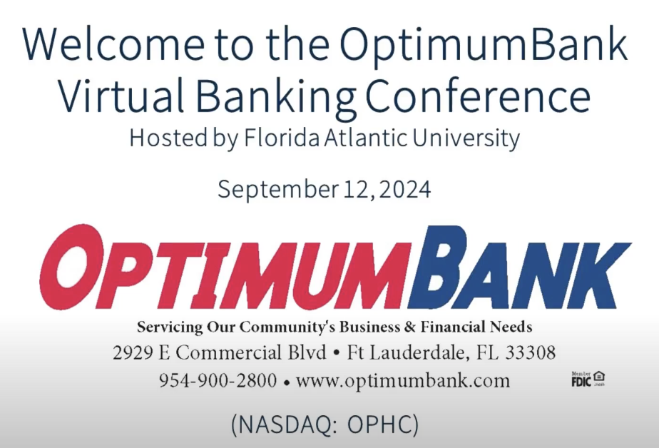 OptimumBank Virtual Conference 2024